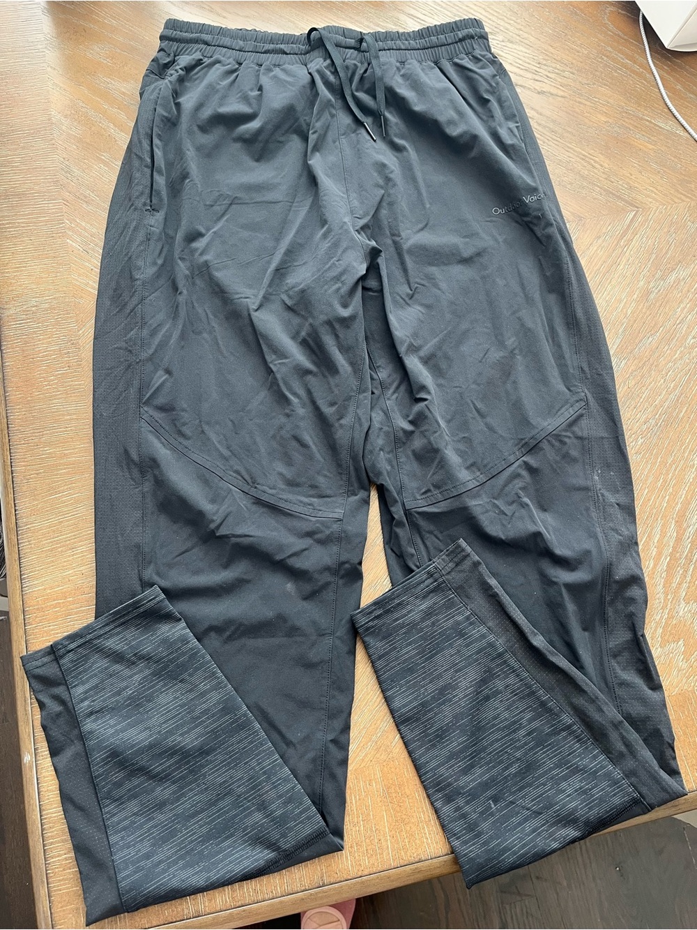 Outdoor Voices Black Performance Track Joggers